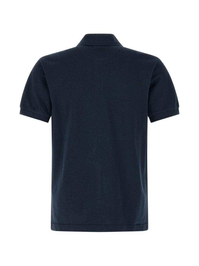 Kenzo Deep Blue Traditional Collar Silk Polo