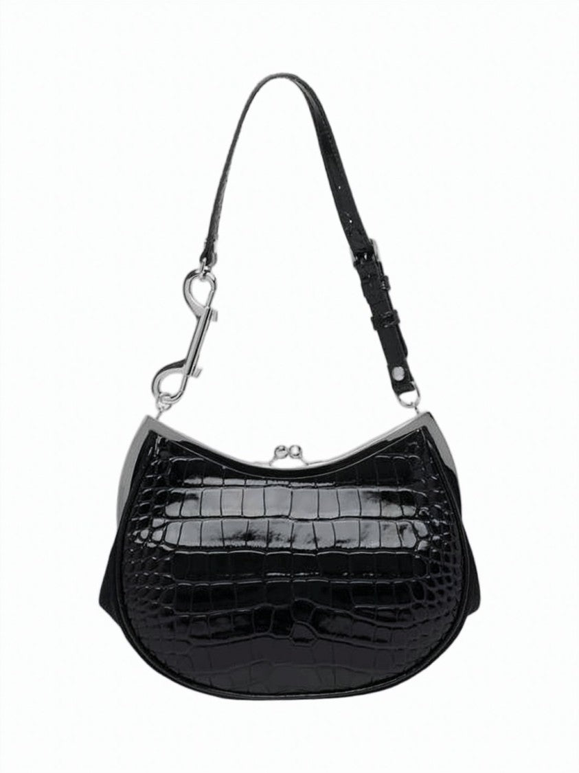 Vivienne Westwood Crocodile-Embossed Calf Leather Tote Bag
