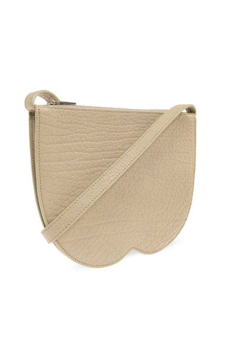 Burberry Textured Calf Leather Shoulder Bag