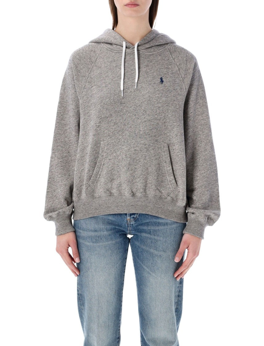 Polo Ralph Lauren Pony Embroidered Cotton Blend Hoodie