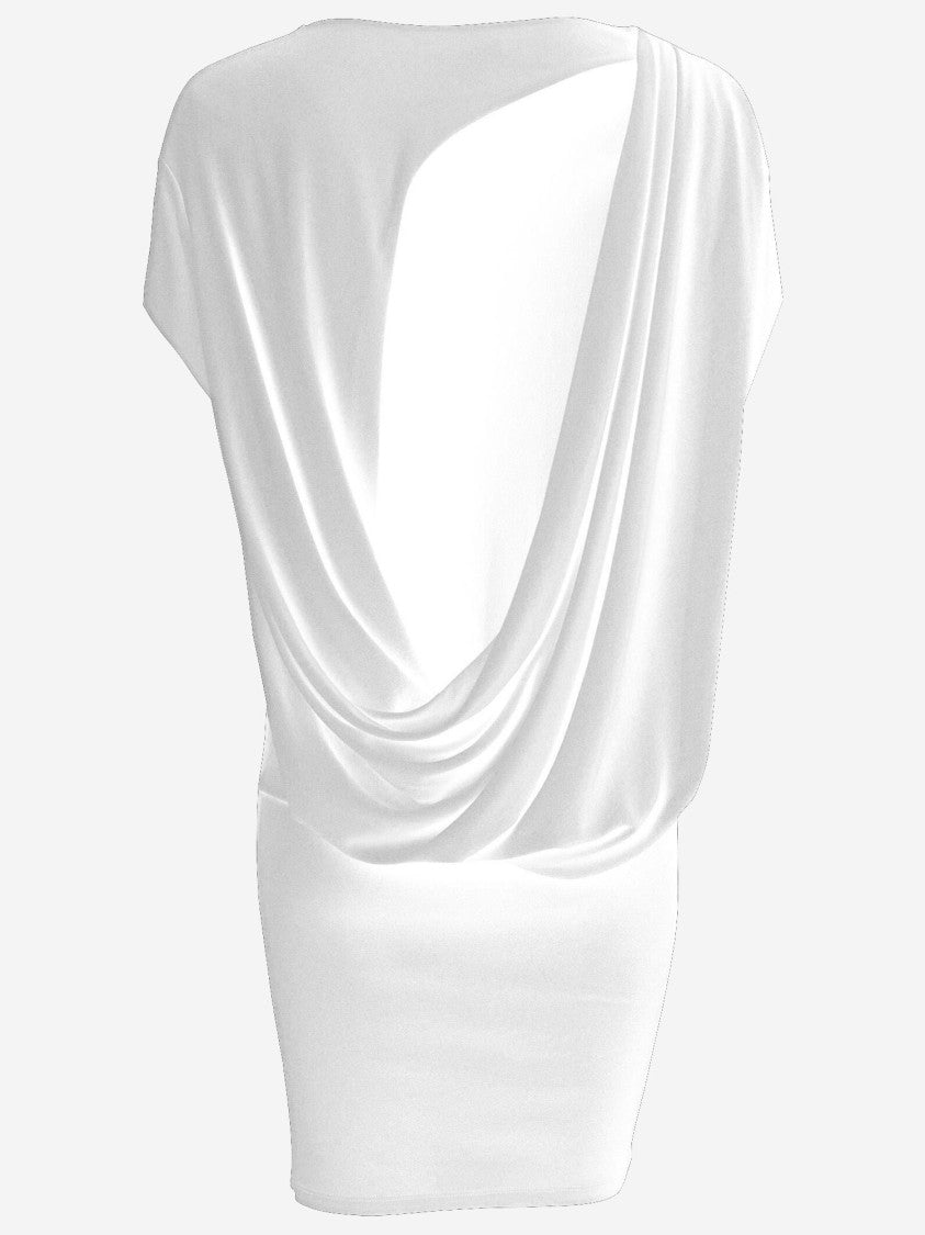 Jacquemus Flowing Back-Draped Dress With Cut-Out Detail