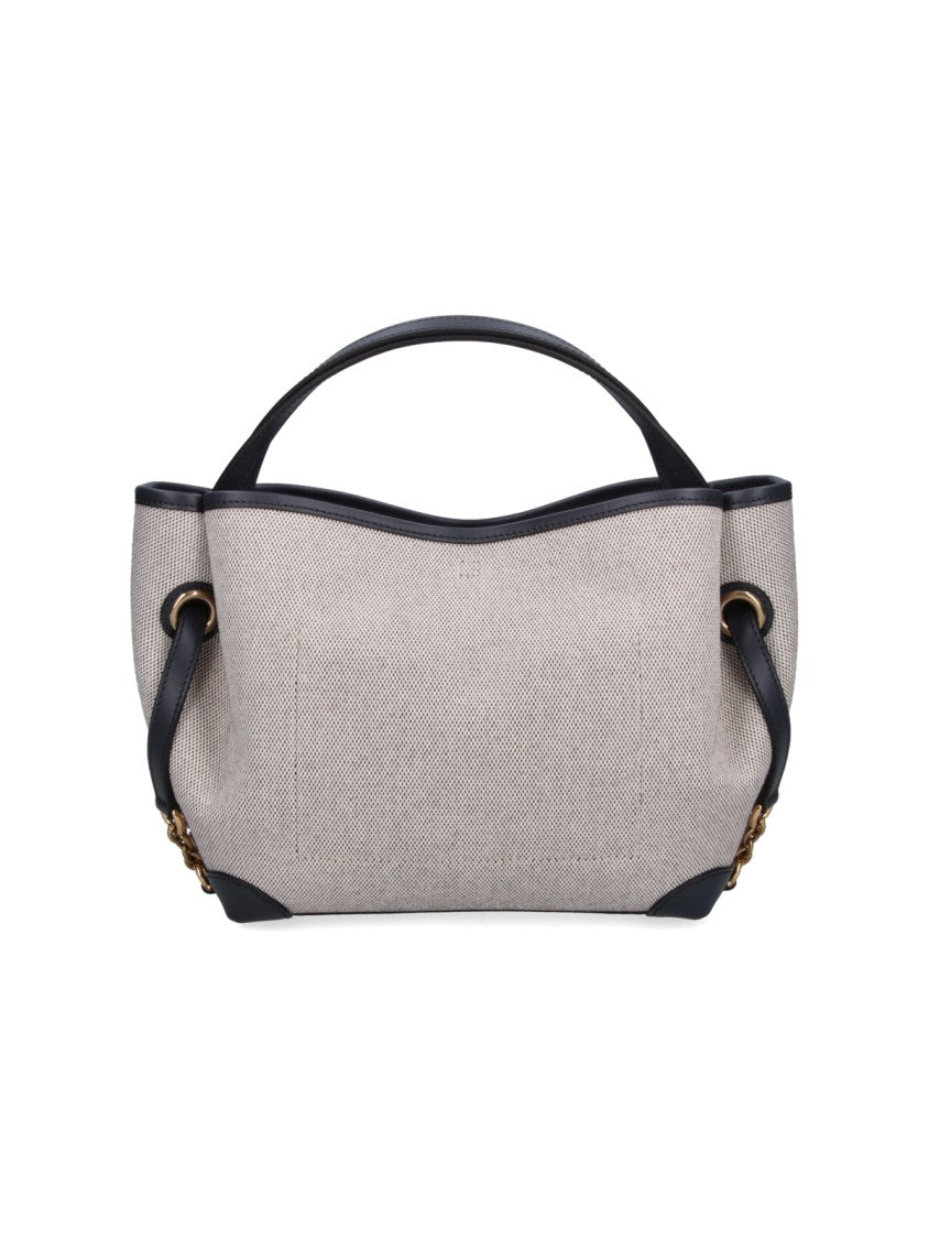 Chloé Structured Tote Bag With Textured Fabric