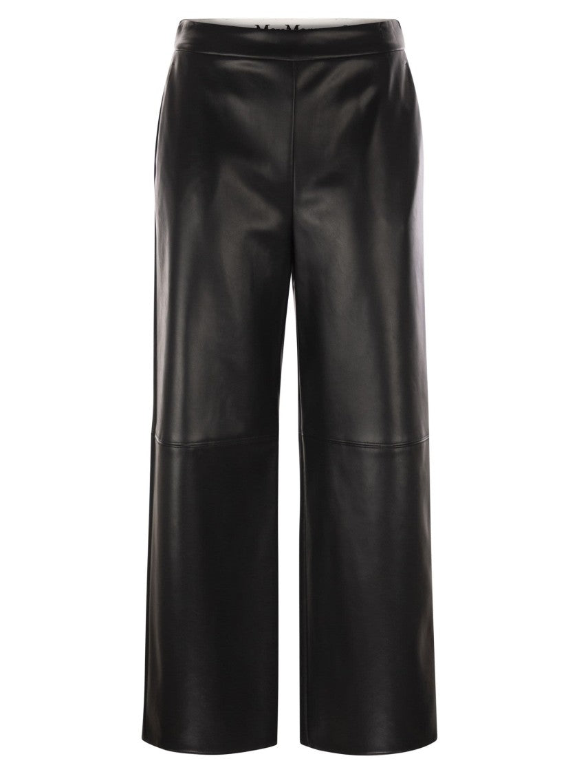 Max Mara Amati - Coated Fabric Trousers