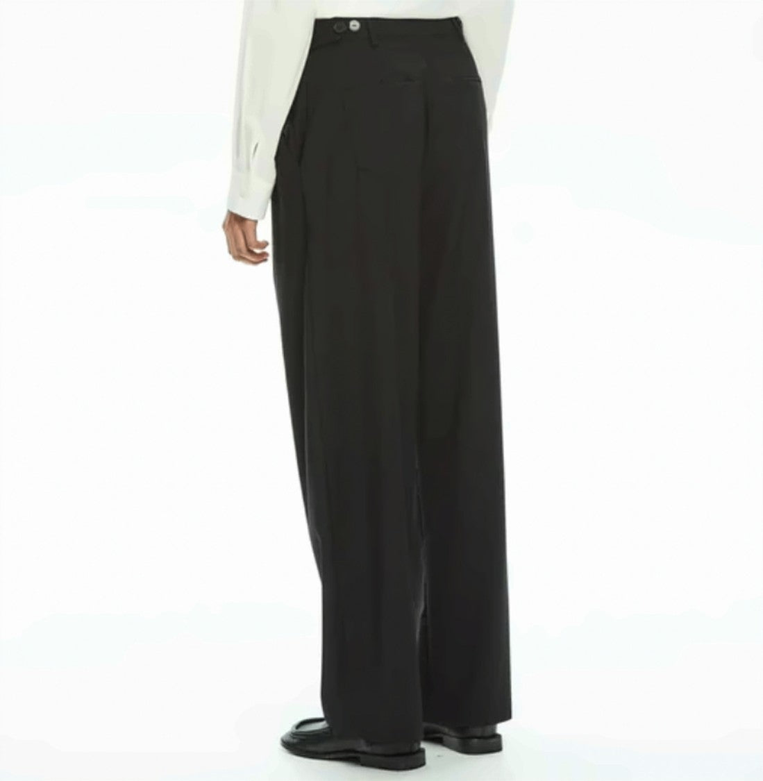 Mlo Viscose-Blend Stretch Straight-Leg Tailored Trousers