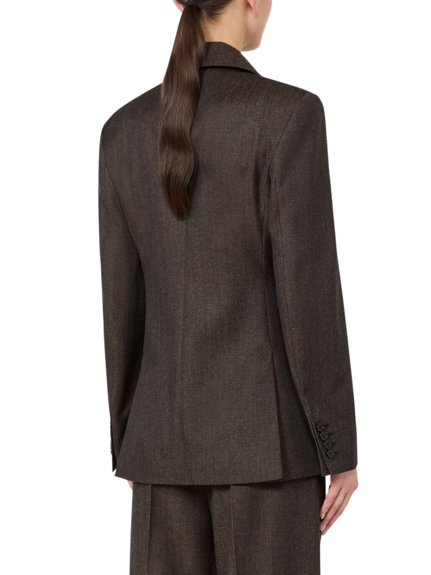 Max Mara Mxmneutro Single-Button Tailored Blazer