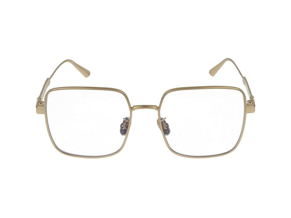 Dior Gold Diorcannageo S1f Textured Eyeglasses