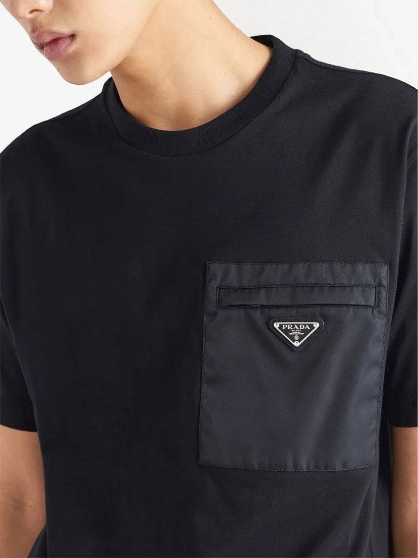 Prada Re-Nylon Pocket Jersey T-Shirt