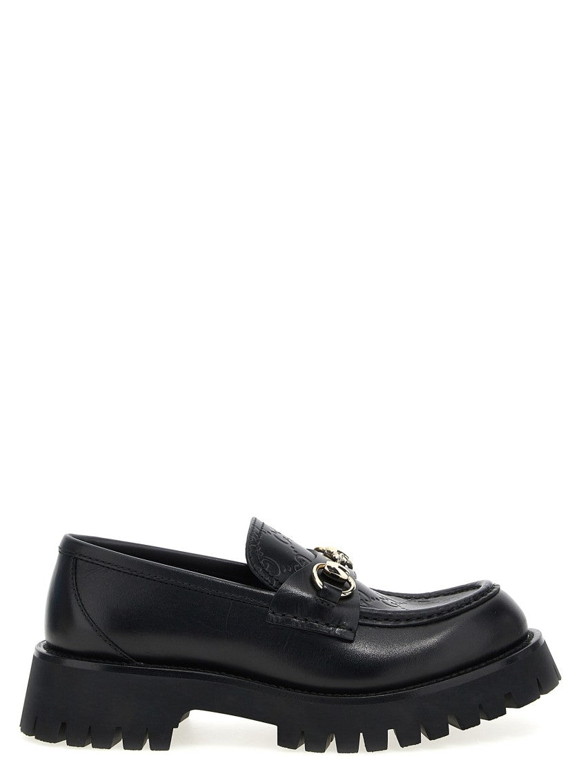 Gucci Leather Loafers With Polished Horsebit Detail