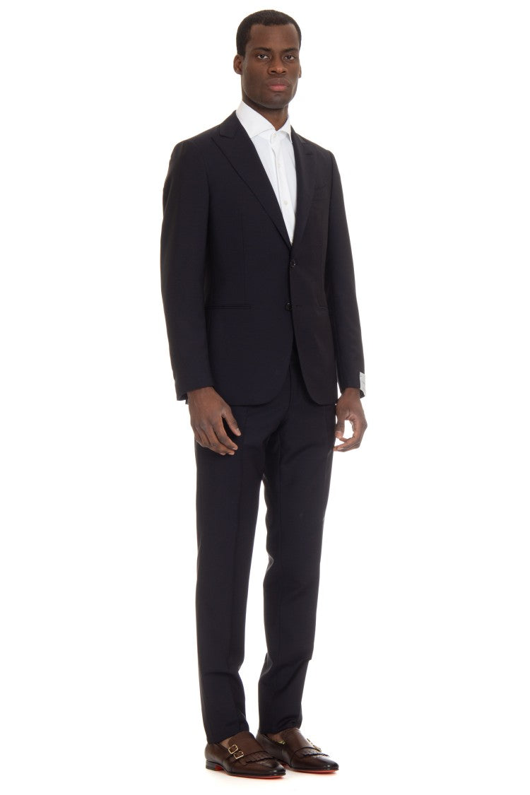 Caruso Miura Drop 8R Wool-Mohair Suit