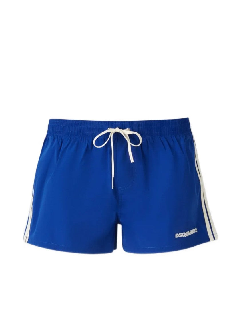 Dsquared2 Logo Boxer Midi Swim Shorts