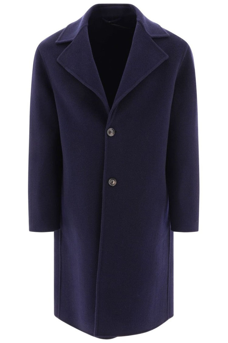 Lardini Short-Length Structured Coat With Notched Lapel
