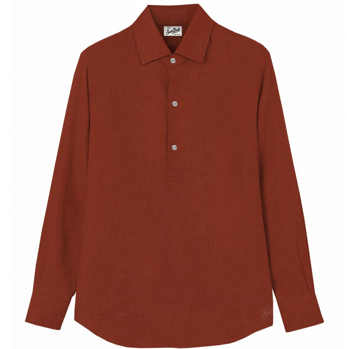 Mc2 Saint Barth Raphael Linen Long Sleeve Shirt