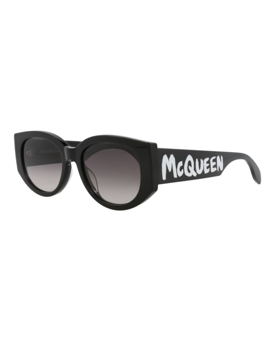 Alexander Mcqueen Round-Frame Acetate Sunglasses