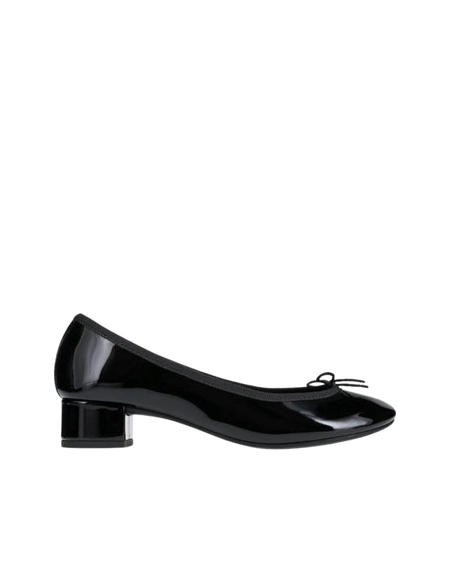 Repetto Sleek Black Leather Ballet Flats