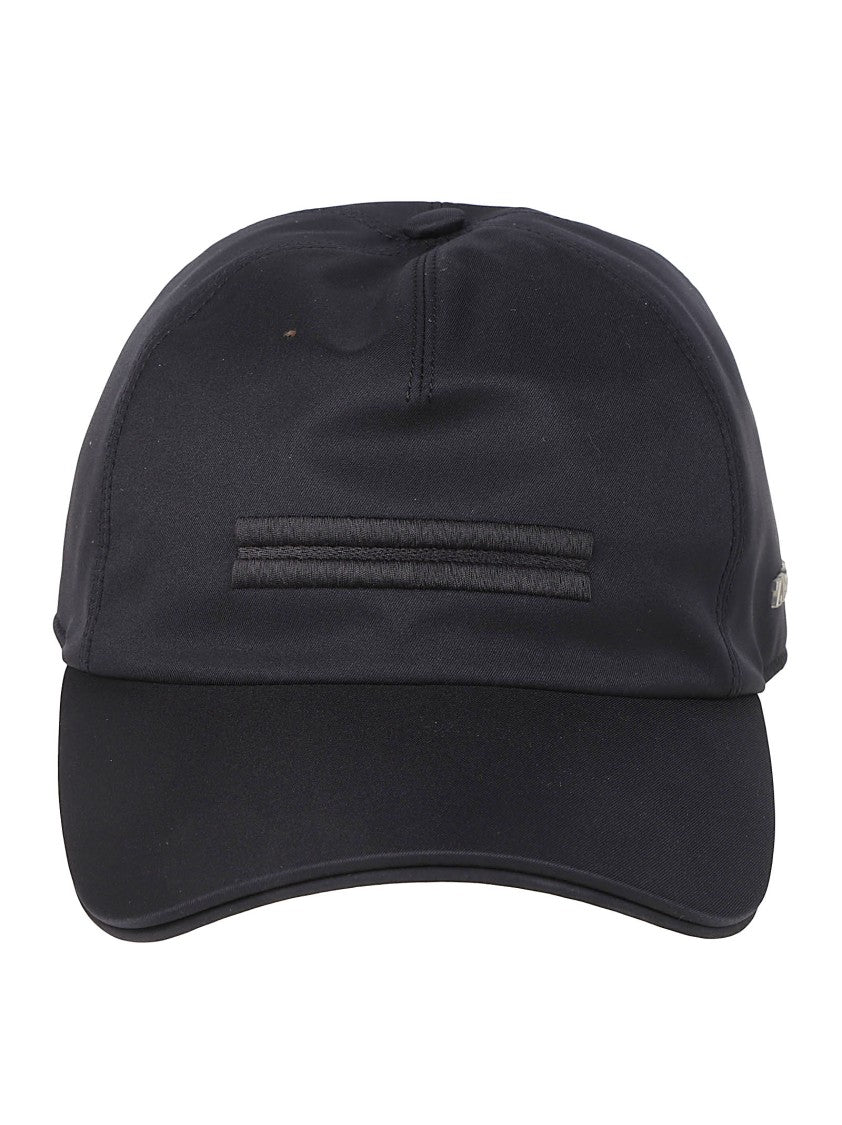Zegna Motorin Lined Structured Black Polyester Hat