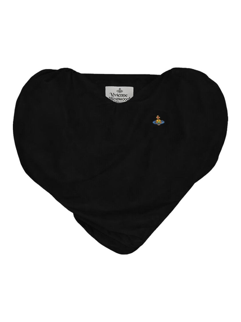 Vivienne Westwood Neutrals Heart Puffed Sleeves Top