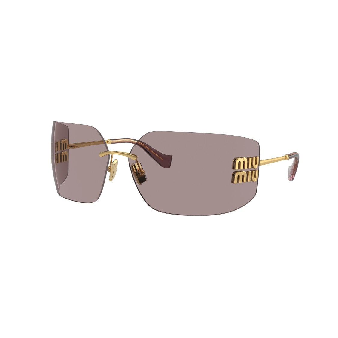 Miu Miu 0Mu 54Ys Rimless Sunglasses