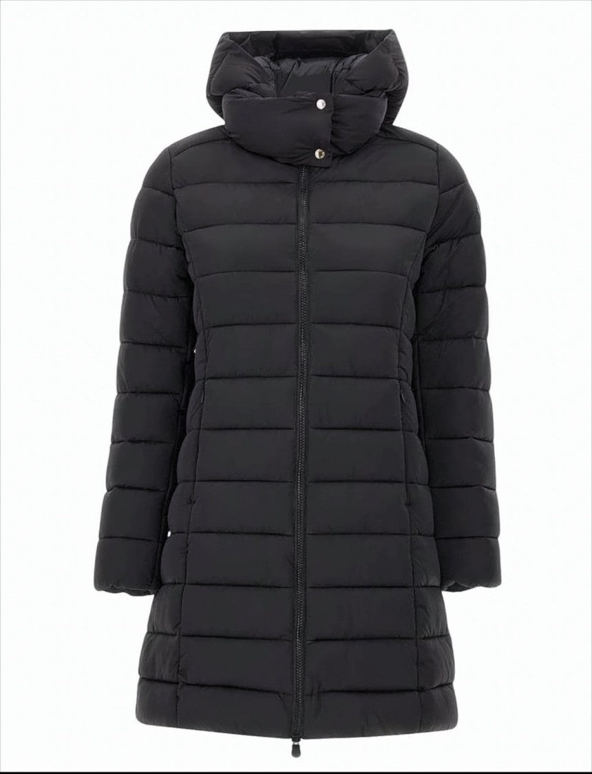 Save The Duck Padded Black Down Jacket With Removable Hood