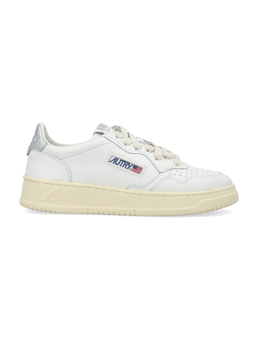Autry Medalist Low Sneakers With Perforated Panels And Logo Accents