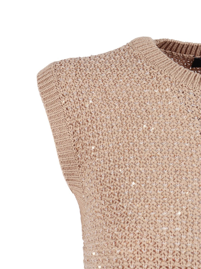 Fabiana Filippi Acero Shimmering Textured Mini Dress