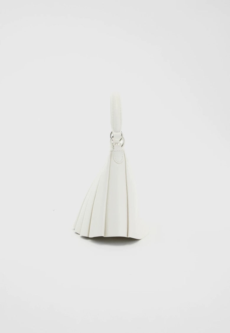Lacoste White Lenglen Leather Shoulder Bag