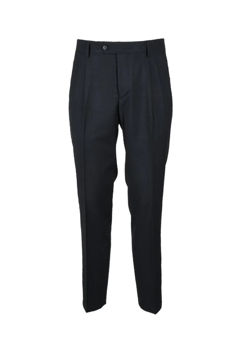 Aglini Aglini Polyester Viscose Pants - Grey