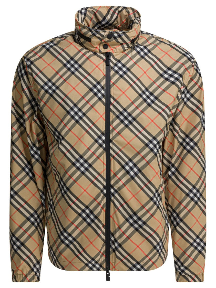 Burberry "Check" Windbreaker Jacket