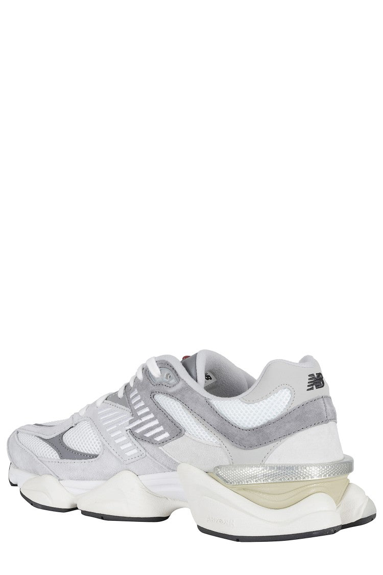 New Balance Gray Lifestyle U9060 Lateral Logo Leather Rubber Sneakers
