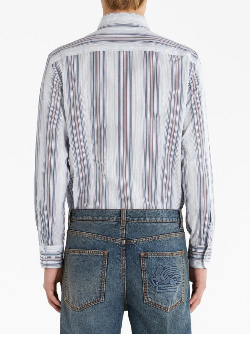 Etro Classic Striped Button-Down Shirt