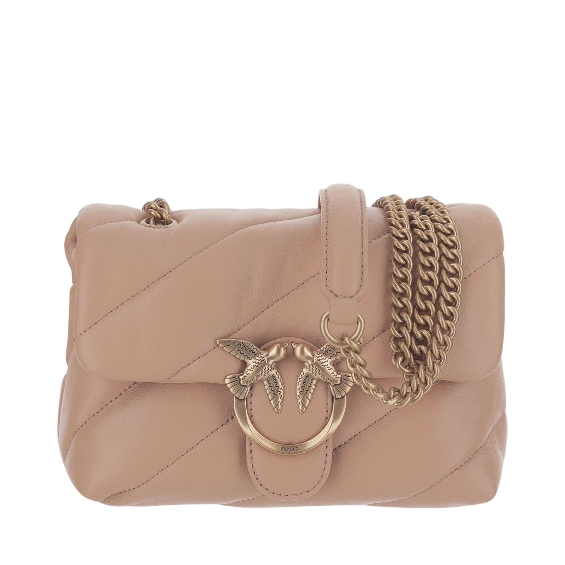 Pinko Quilted Nappa Leather Shoulder Bag