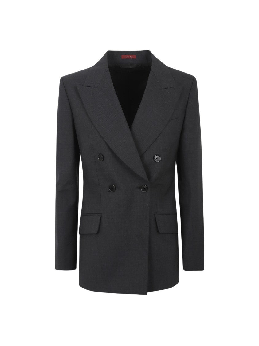 Gucci Double-Breasted Plain Wool Jacket