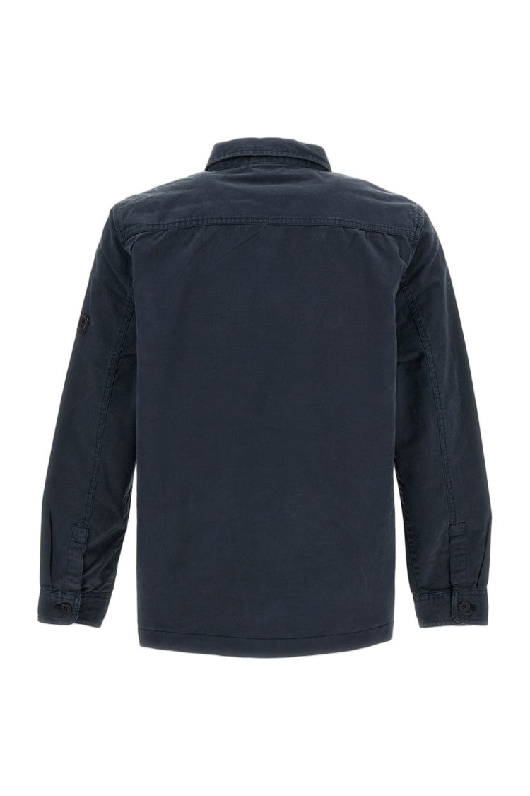 Barbour Classic Navy Arlo Cotton Overshirt