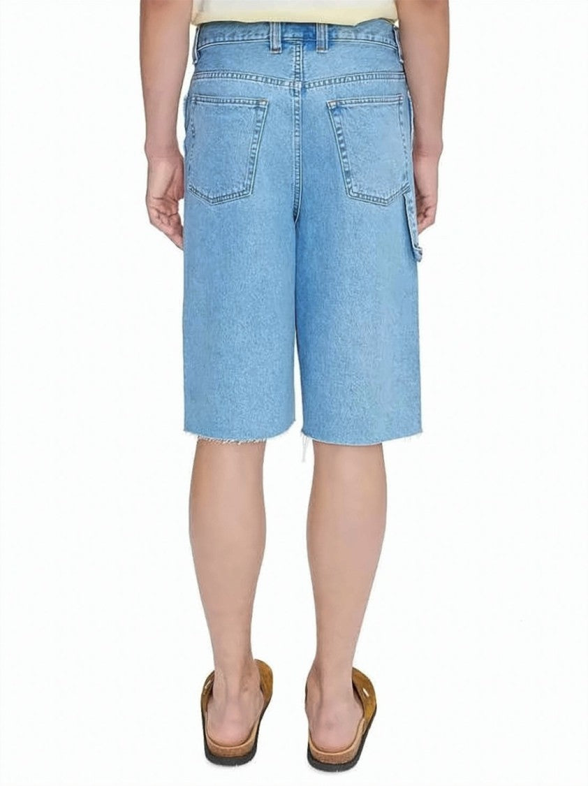 A.P.C. Light Blue Denim Shorts With Classic Five-Pocket Design