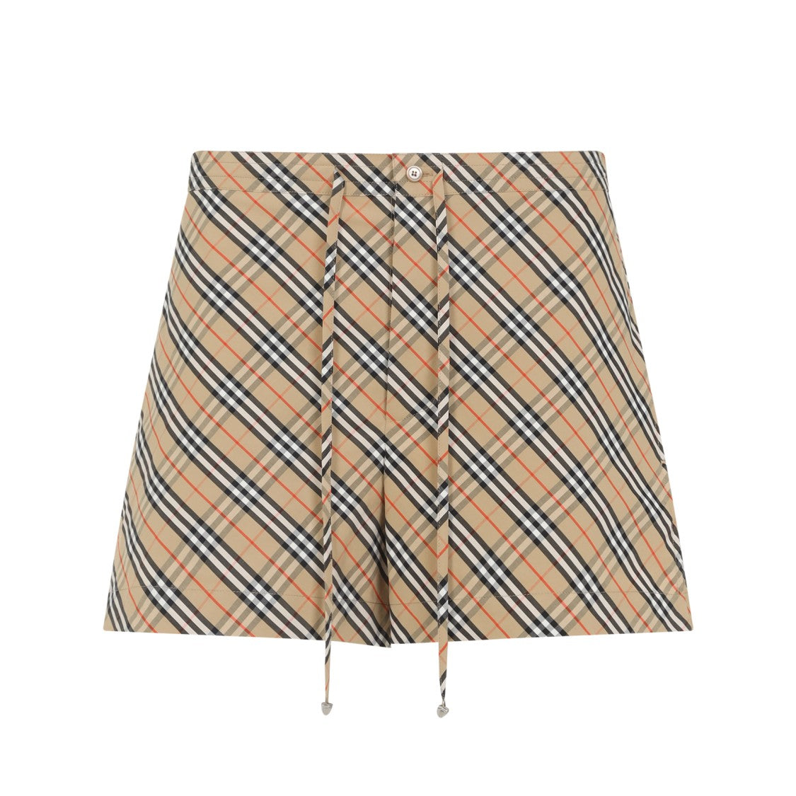 Burberry Relaxed Fit Plaid Cotton Bermudas