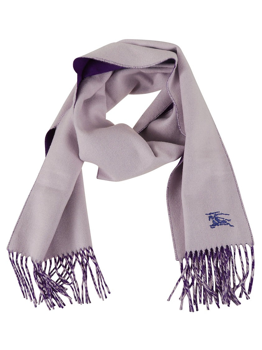 Burberry Cashmere Scarf With Delicate Fringes
