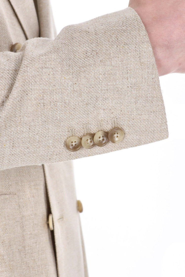 Tagliatore Double-Breasted Silk Jacket Montecarlo Line