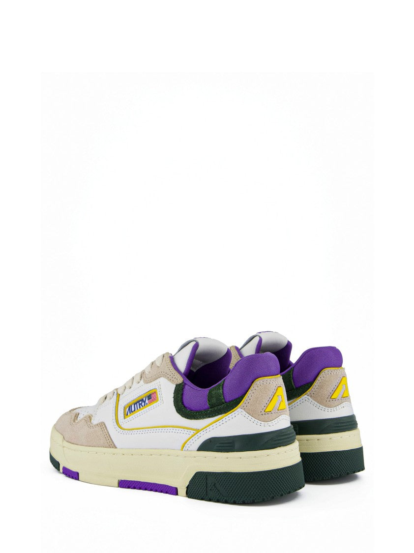 Autry White Sneakers With Suede