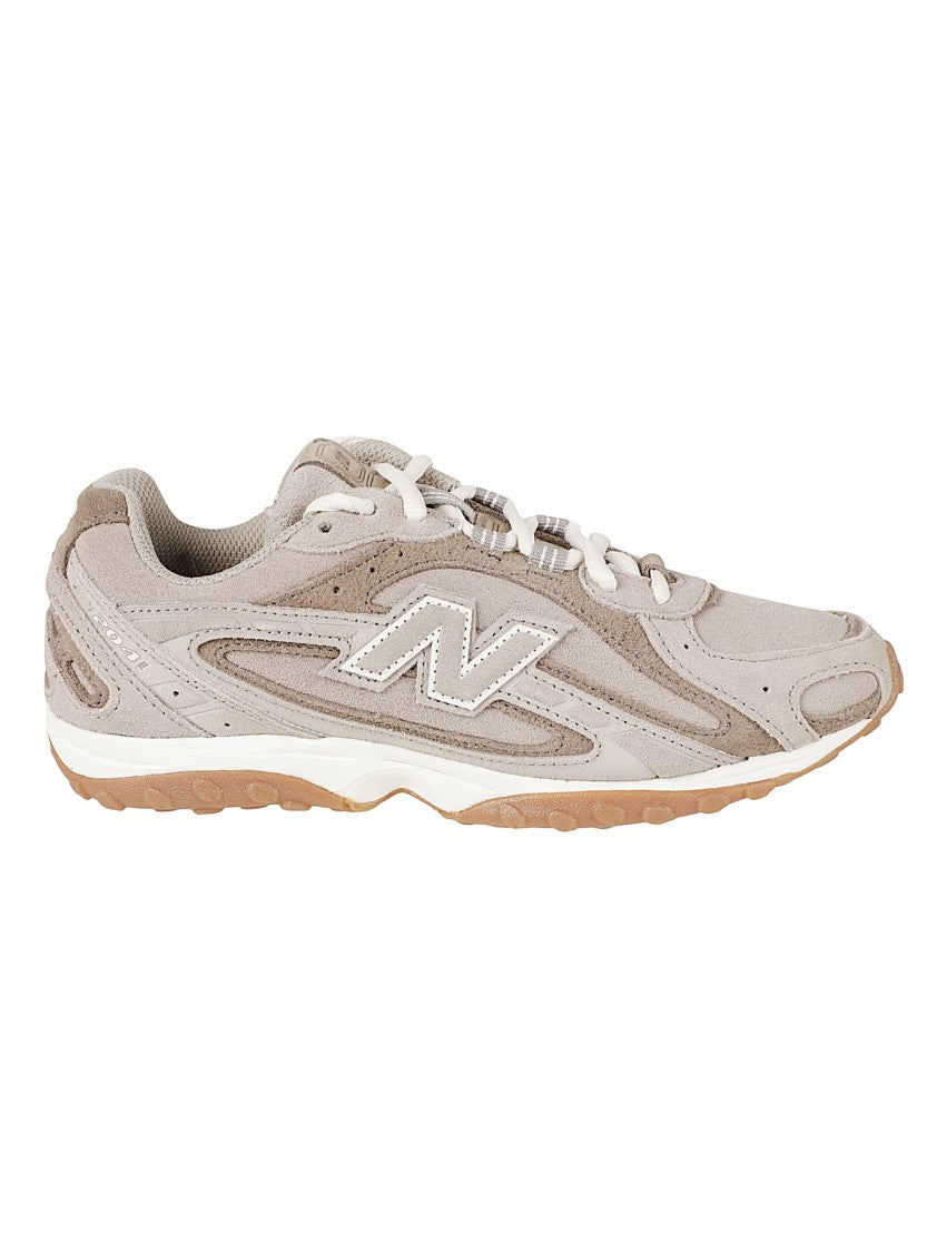 New Balance Low-Profile Sneakers With Textured Suede Panels And Signature Logo
