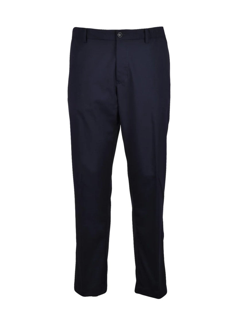 Officina 36 Blue Polyester Wool Lycra Sartorial Suit