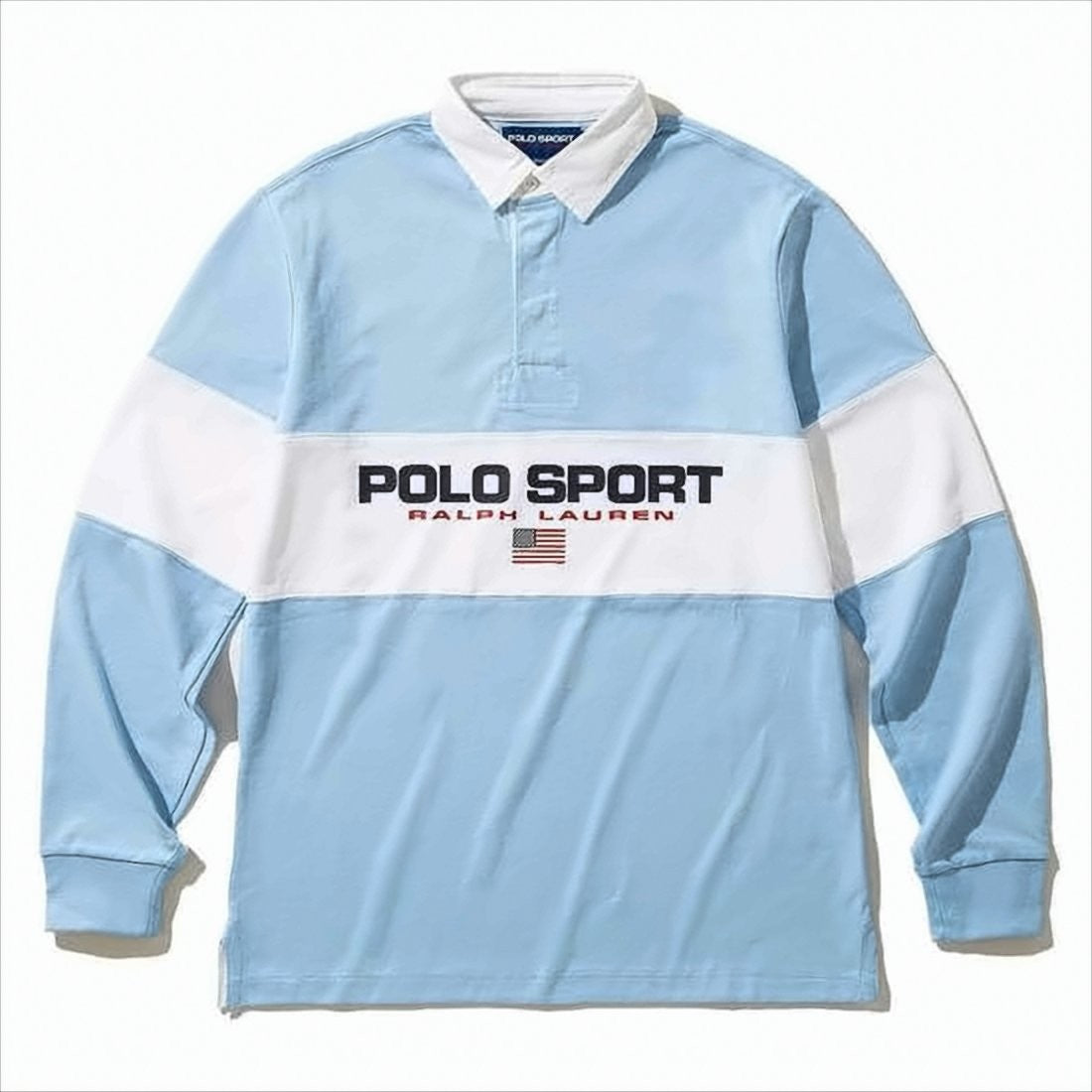 Polo Ralph Lauren Light Blue Polo Shirt With Bold Logo