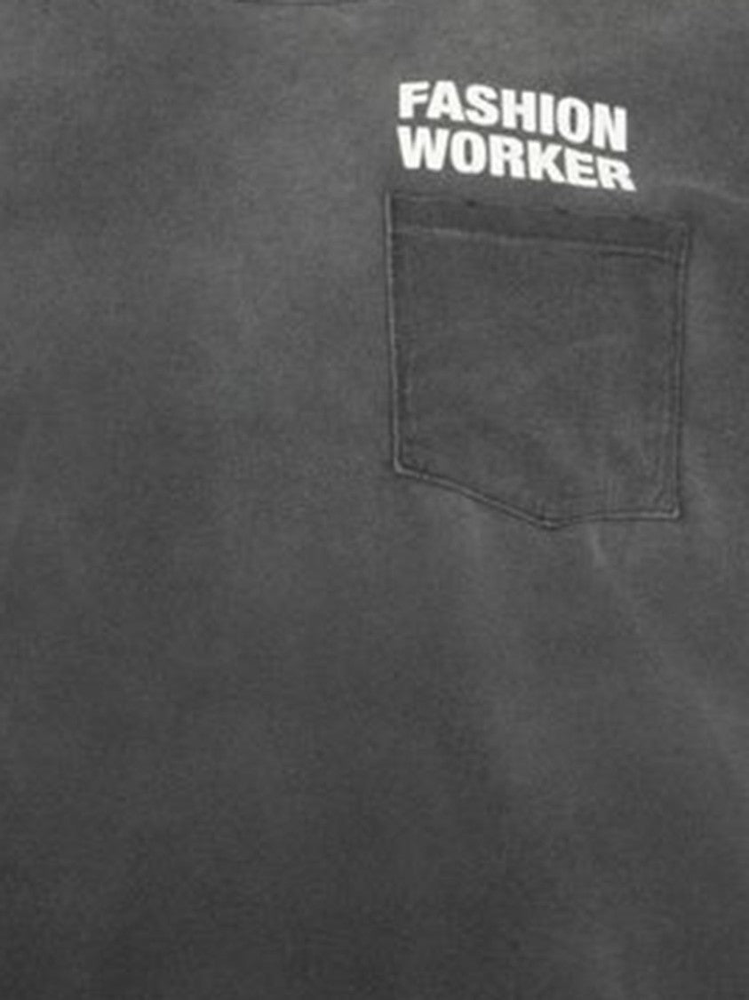 Willy Chavarria Contrasting Logo Cotton T-Shirt With Chest Pocket