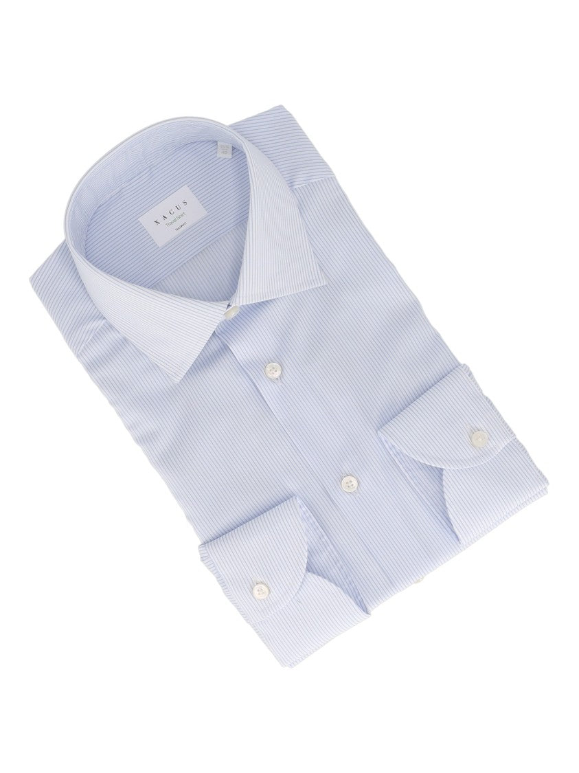 Xacus Tailored Long-Sleeve Pointed Collar Shirt