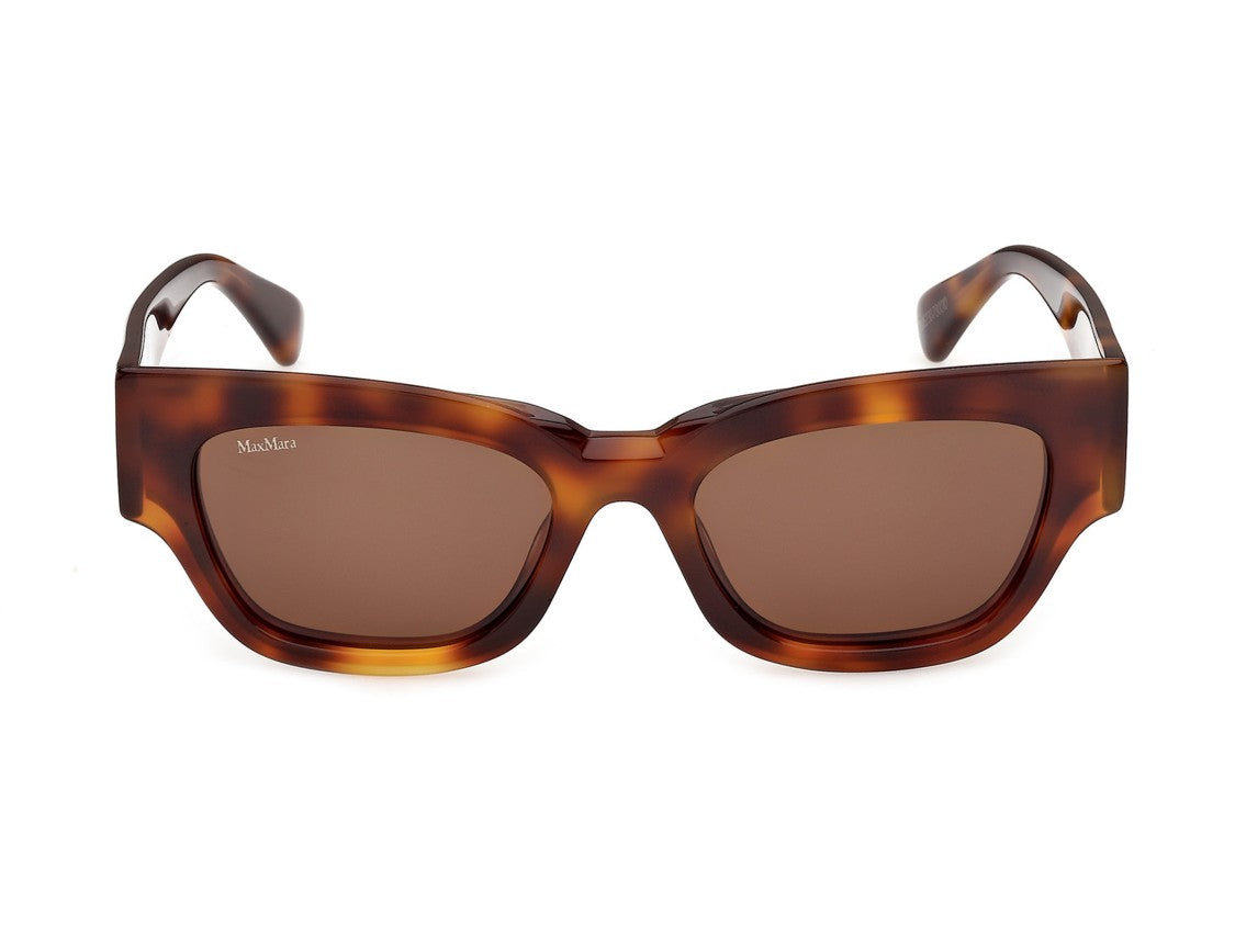 Max Mara Mm0211 Oversized Tortoiseshell Square Sunglasses
