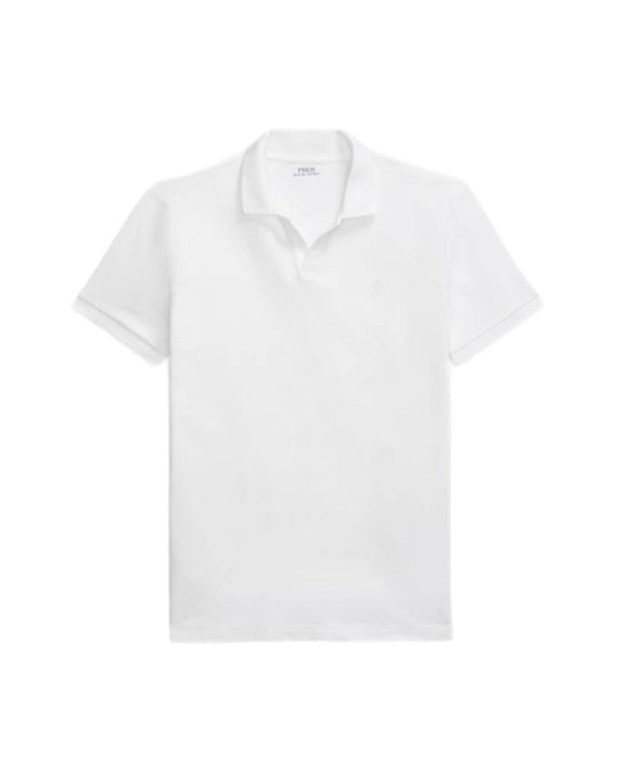 Polo Ralph Lauren Fitted White Polo With Johnny Collar
