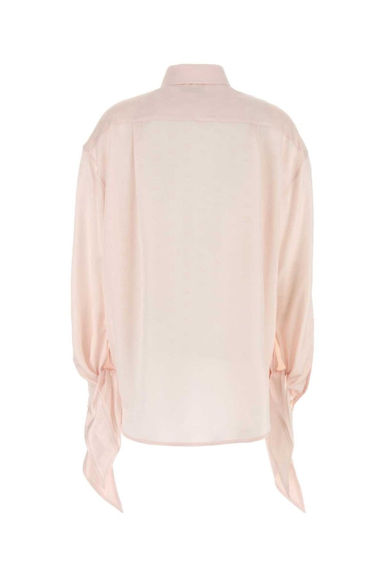 Balenciaga Pastel Pink Satin Shirt