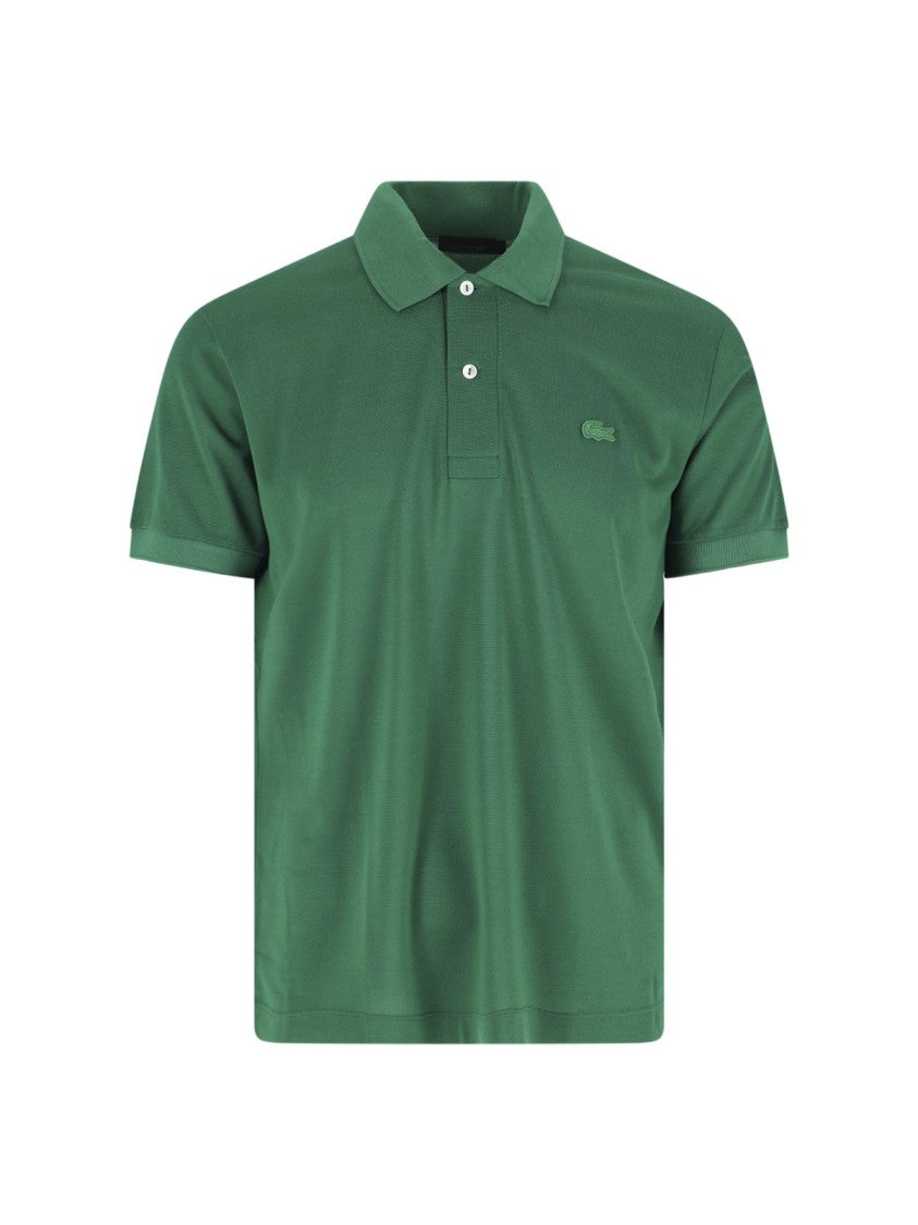 Lacoste Green Silk Piqué Classic Polo Shirt