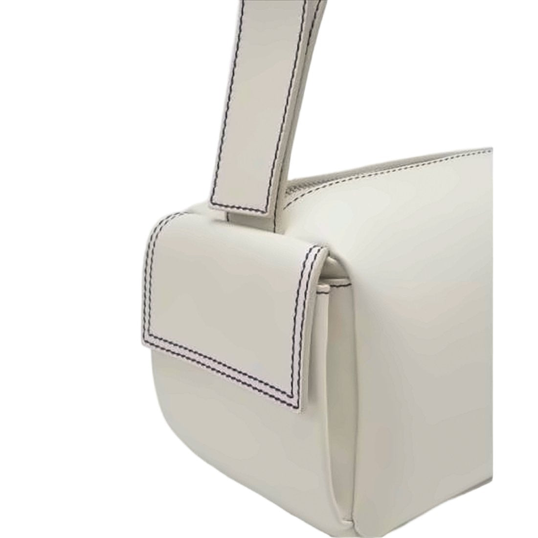 Sunnei Rectangular Leather Shoulder Bag With Adjustable Strap