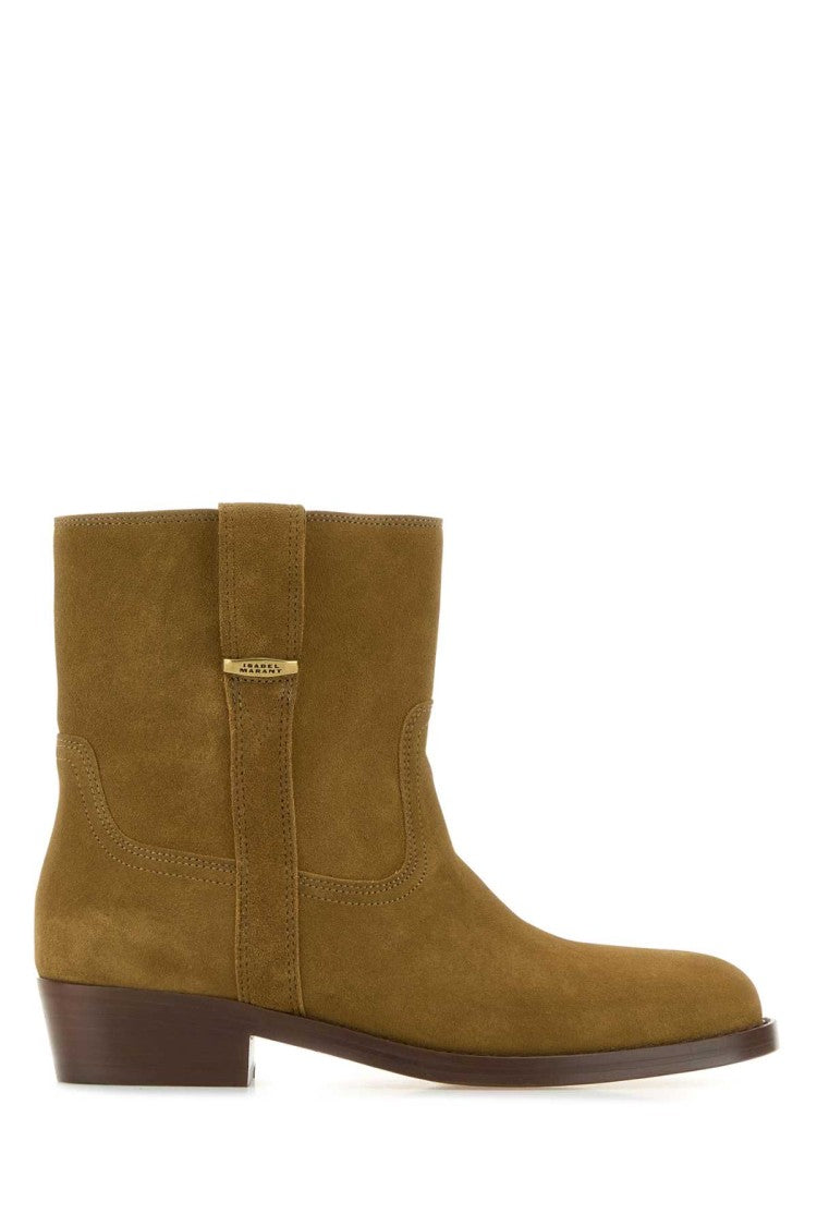 Isabel Marant Biscuit Suede Lylie Ankle Boots