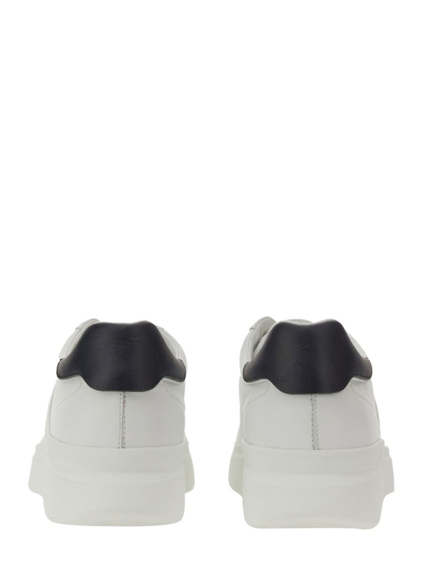 Hogan H580 Low-Top White Leather Sneakers