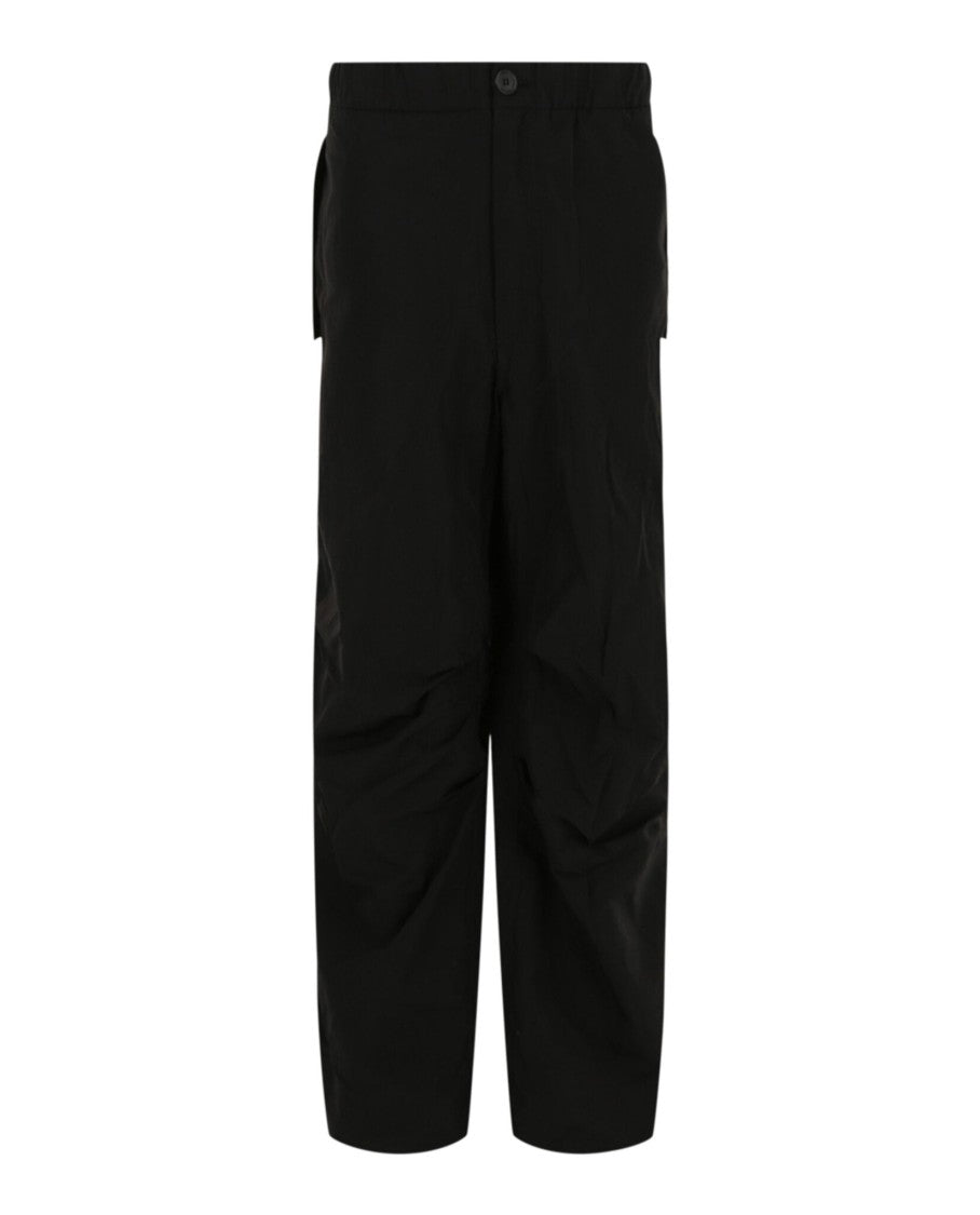 Ferragamo Mid-Rise Straight Leg Pants With Flap Pockets